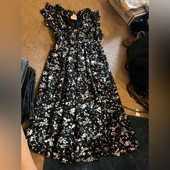 Converse black and white floral dress M - Picture 2 of 9